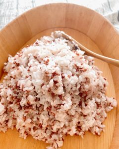 赤米のすし飯